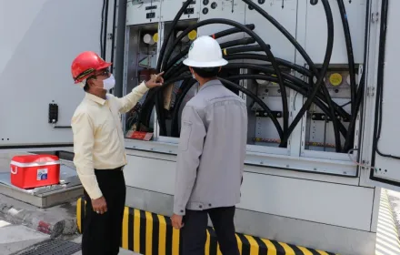   PEA checks the readiness of underground electricity distribution systems in Koh Samui